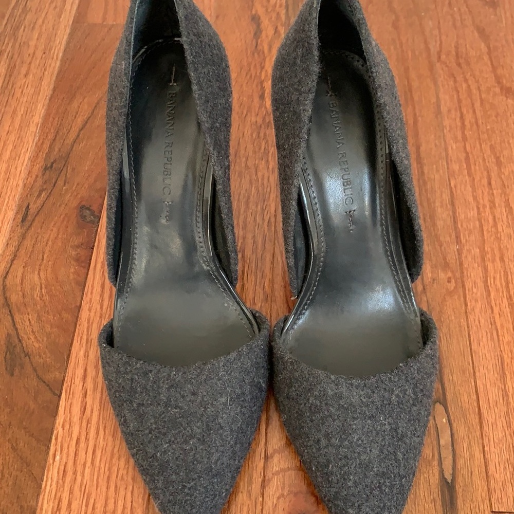 Banana Republic, Wool D’Orsay Heels, 8.5